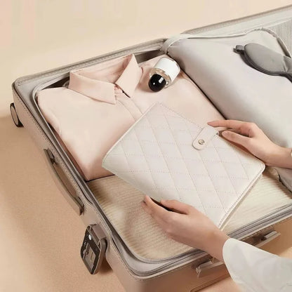 Travel Jewelry Organizer丨Transparent Zipper Velvet Jewelry Pouch