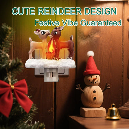 Christmas Reindeer Campfire Nightlight🦌