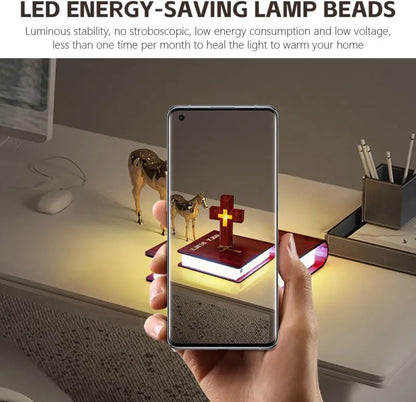 🔥Christmas Hot Sale - Magnetic Levitation Cross Bible Night Light