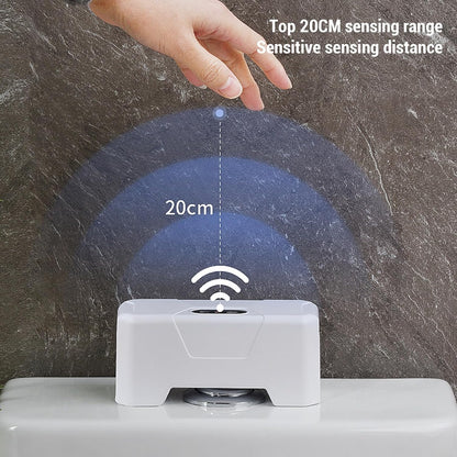 Motion Sensor Toilet Flusher, High-Efficiency Cleaning with Easy 50% Water Savings