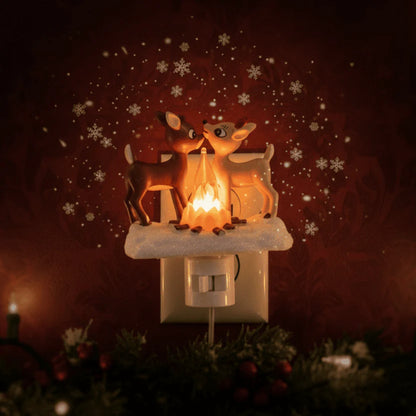 Christmas Reindeer Campfire Nightlight🦌