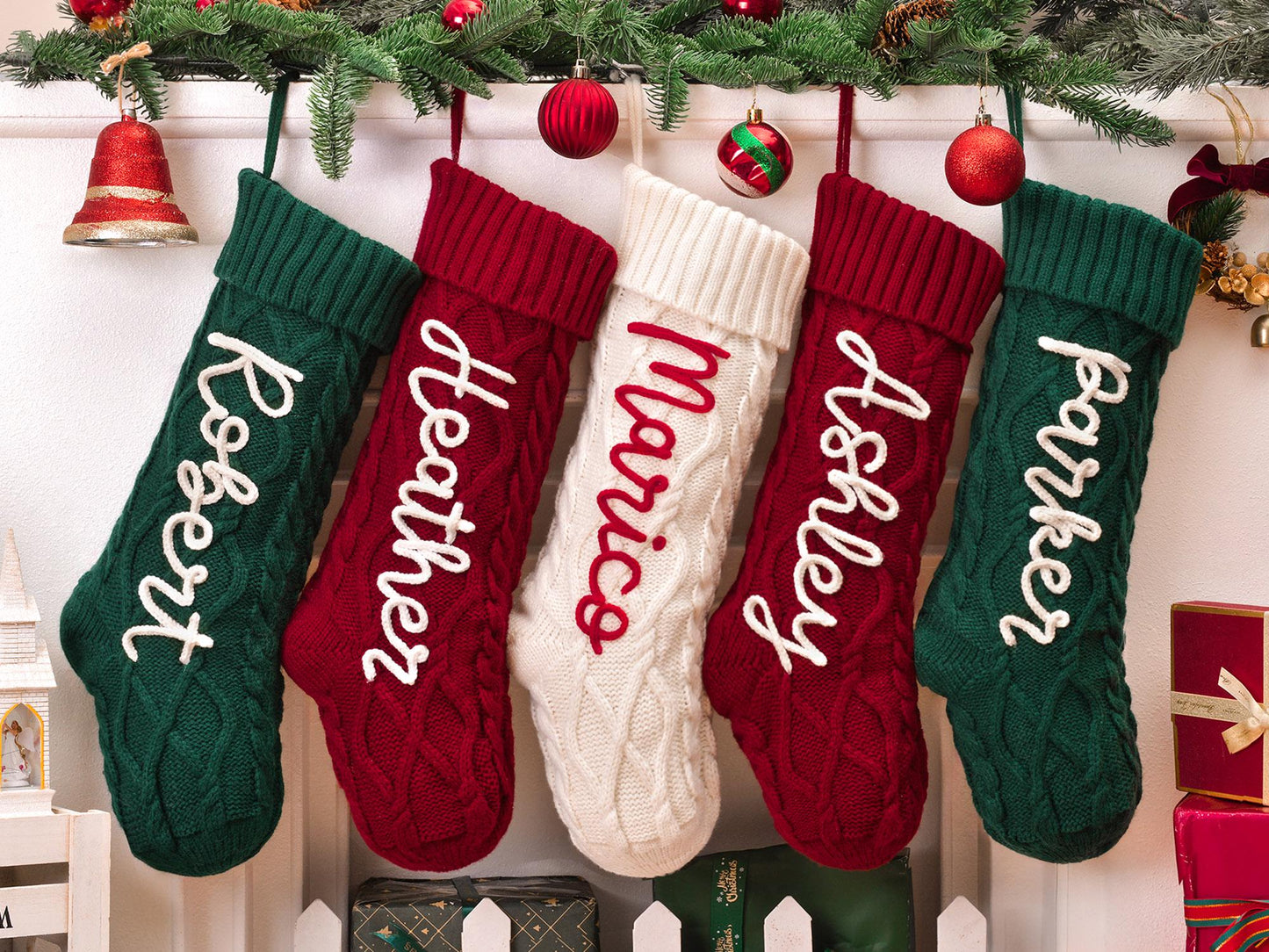 Personalized New Embroidered Name Family Christmas Stocking