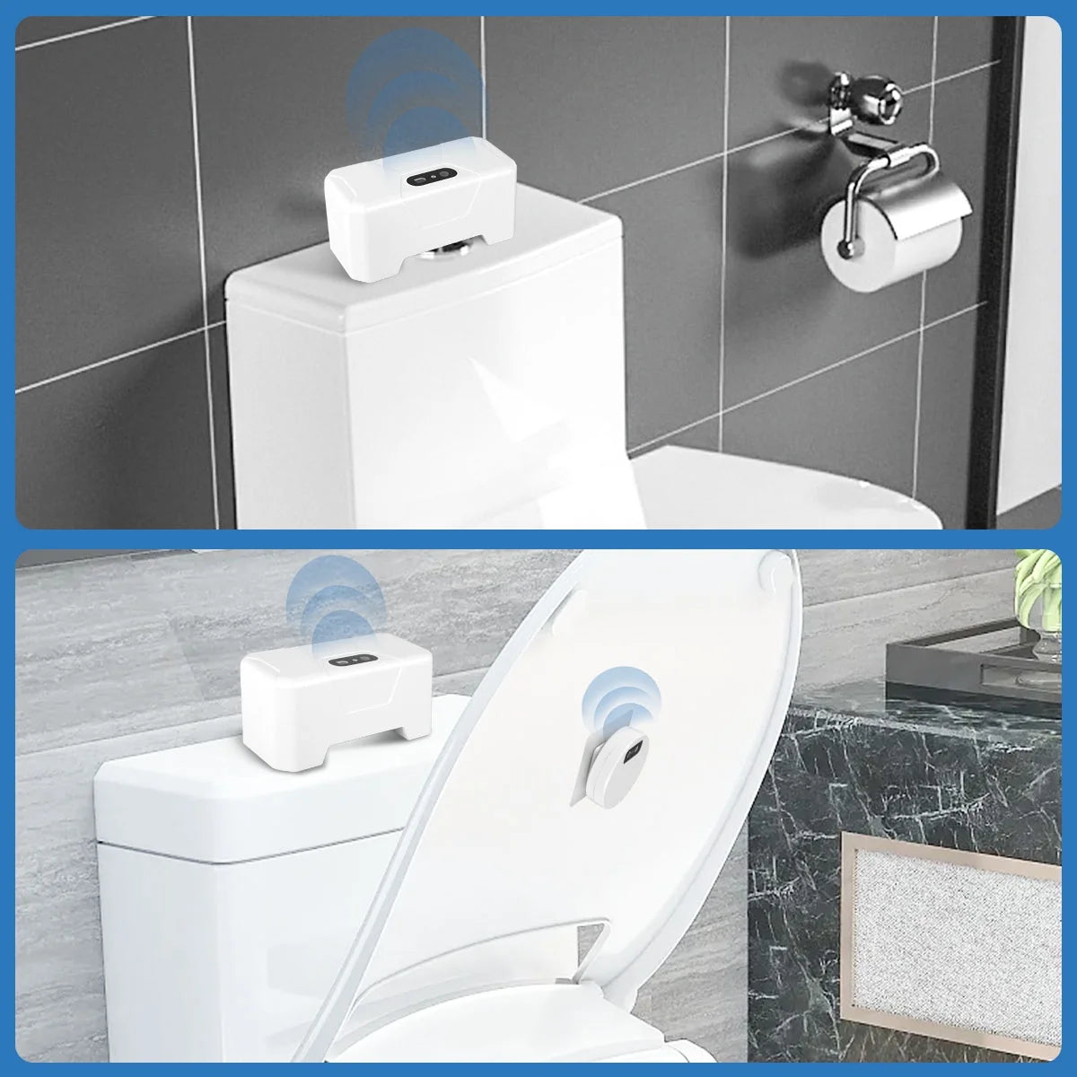 Motion Sensor Toilet Flusher, High-Efficiency Cleaning with Easy 50% Water Savings