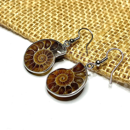 Natural Ammonite Fossil 925 Sterling Silver Pendant – One-of-a-Kind Nautilus Necklace