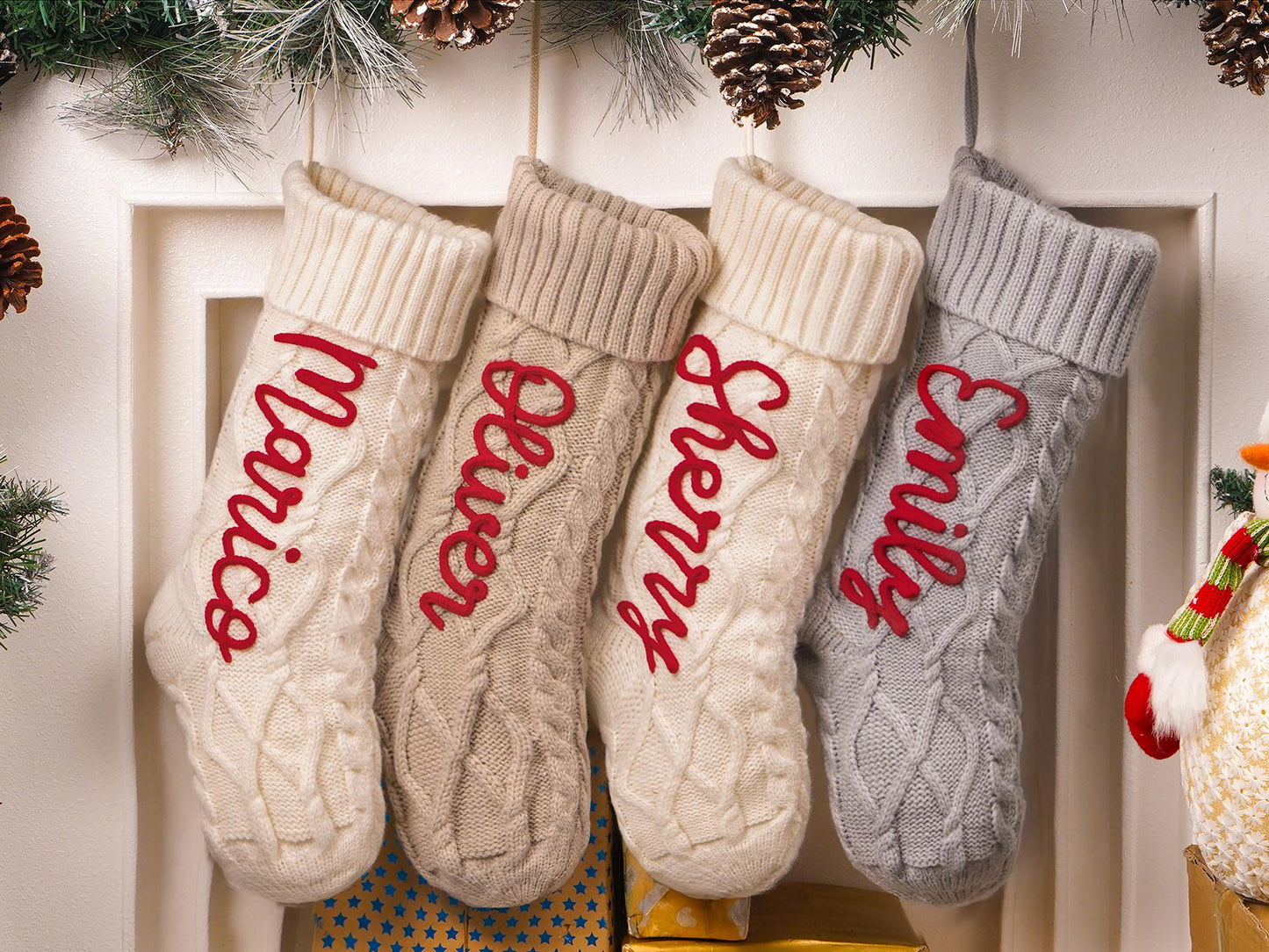 Personalized New Embroidered Name Family Christmas Stocking