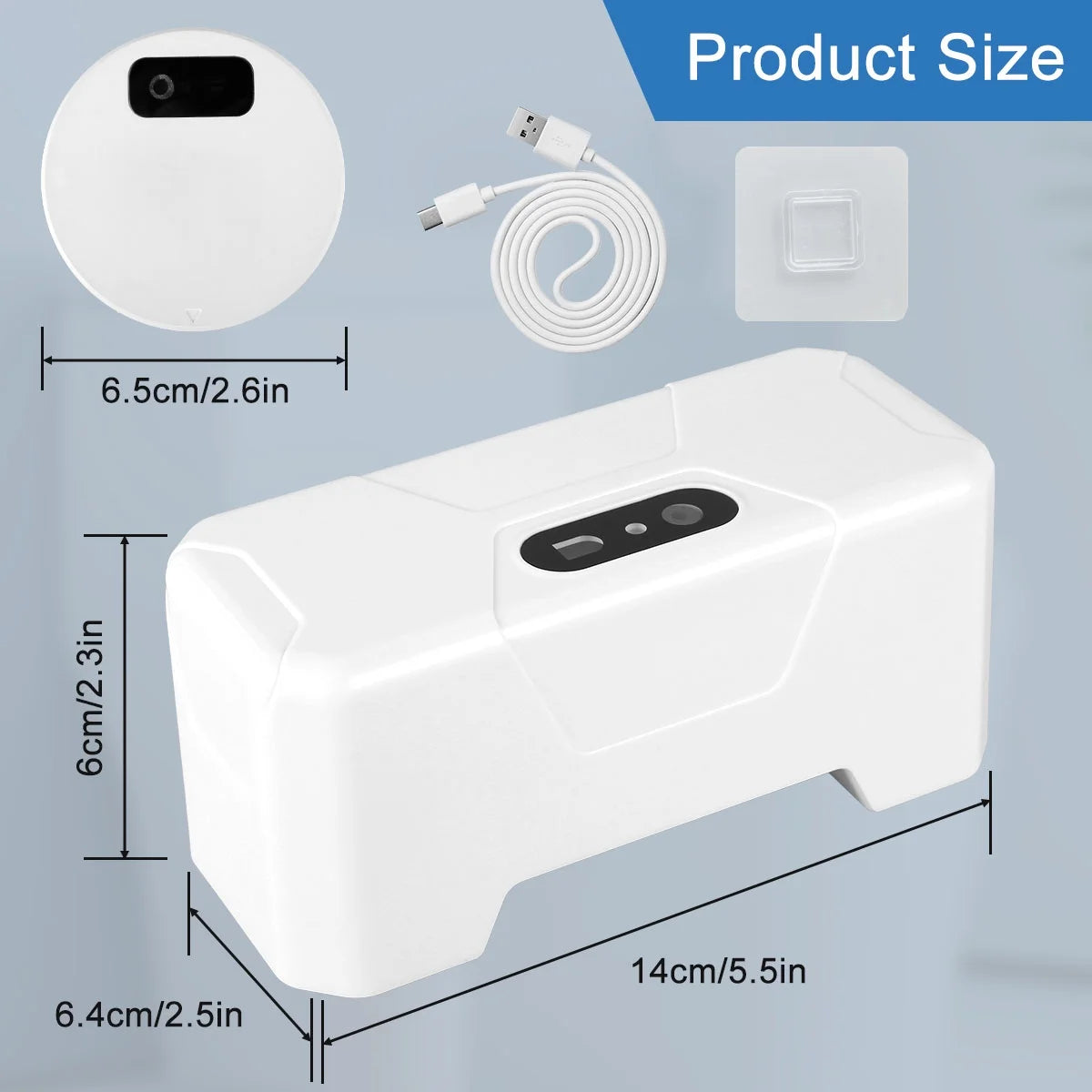 Motion Sensor Toilet Flusher, High-Efficiency Cleaning with Easy 50% Water Savings