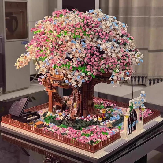 🎄Christmas Gift🎁Sakura Tree Building Block Set (2008 Pieces) — Each Block Holds Endless Creativity