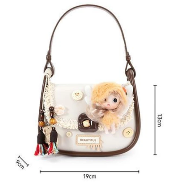 High-quality Handmade Fairy Style Shoulder Bag-Carry Cuteness and Elegance Everywhere