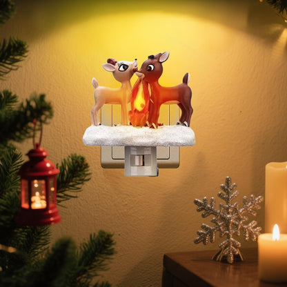 Christmas Reindeer Campfire Nightlight🦌