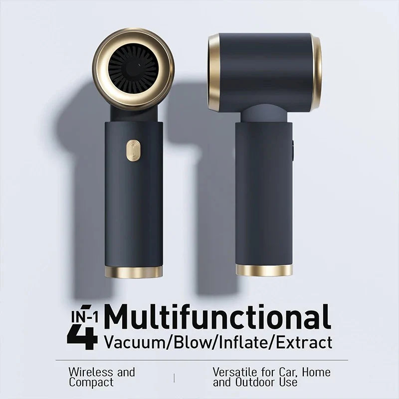 Mini Portable Wireless Car Vacuum Cleaner - Powerful Handheld Vacuum for Car and Home Cleaning