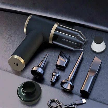Mini Portable Wireless Car Vacuum Cleaner - Powerful Handheld Vacuum for Car and Home Cleaning